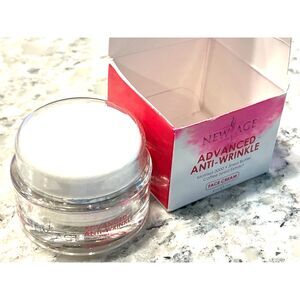 New Age Anti-Wrinkle Face Cream 1oz Matrixyl-3000 Shea Butter Coffee Seed NIB